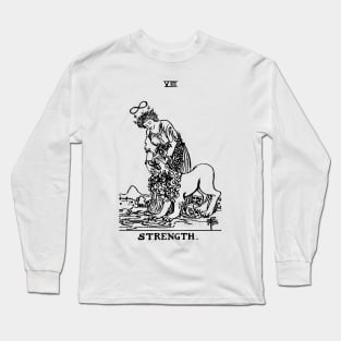 Tarot Card - Strength Long Sleeve T-Shirt